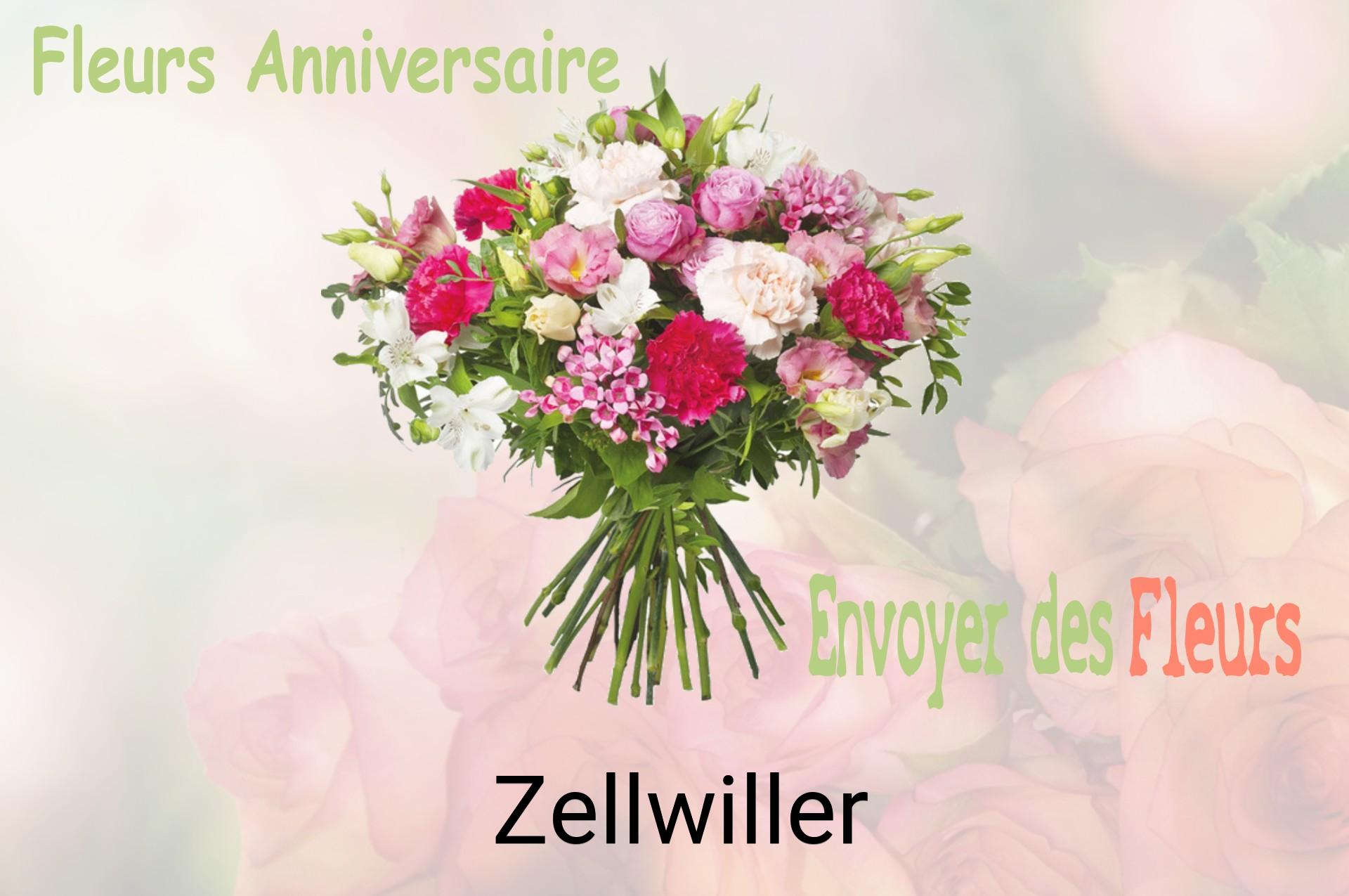 Bouquet de fleurs d’anniversaire livré à Zellwiller