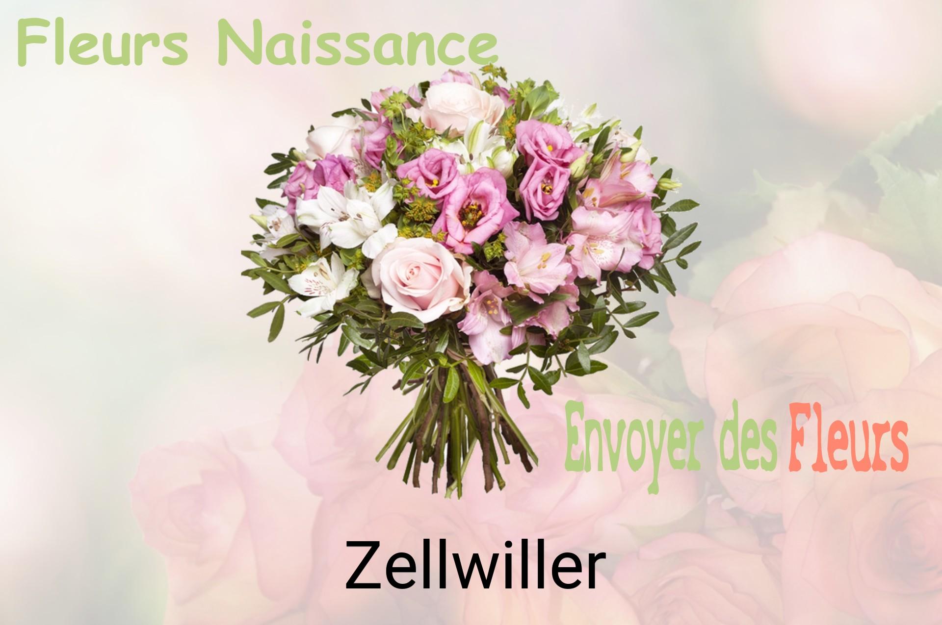 Bouquet de fleurs de naissance livré à Zellwiller